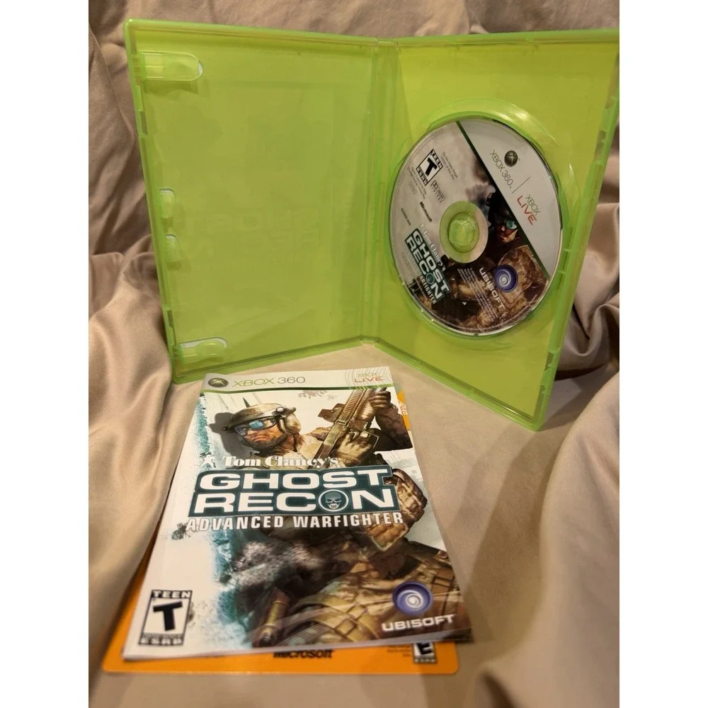 Ubisoft Ghost Recon Advanced Warfighter Xbox 360 2006 NTSC with Case & Manual